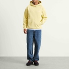Dime Men's Cursive Small Logo Hoodie in Cloud Cream