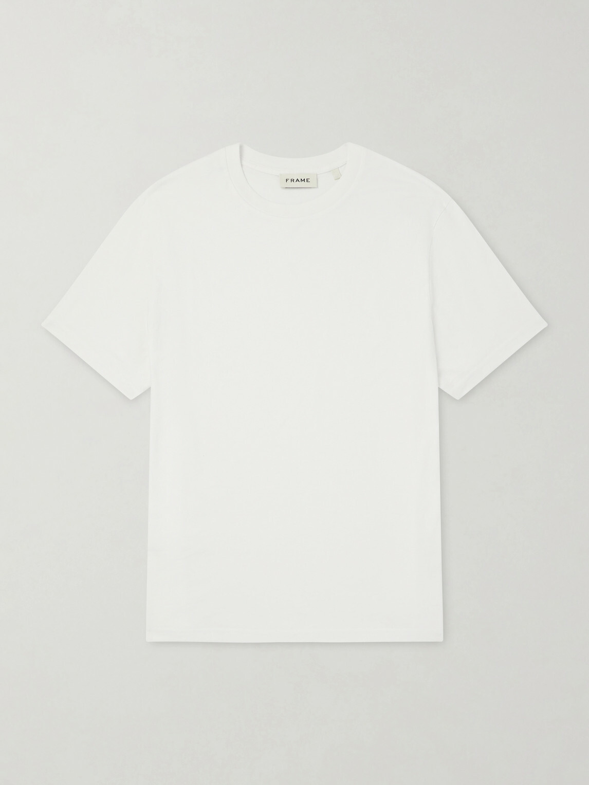 FRAME - Supima Cotton-Jersey T-Shirt - White