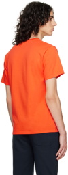 Maison Kitsuné Orange Mini Handwriting T-Shirt