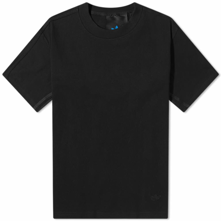 Photo: Adidas Men's Blue Version Essentials T-Shirt in Black