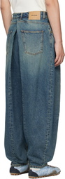 Hed Mayner Blue Denim Jeans