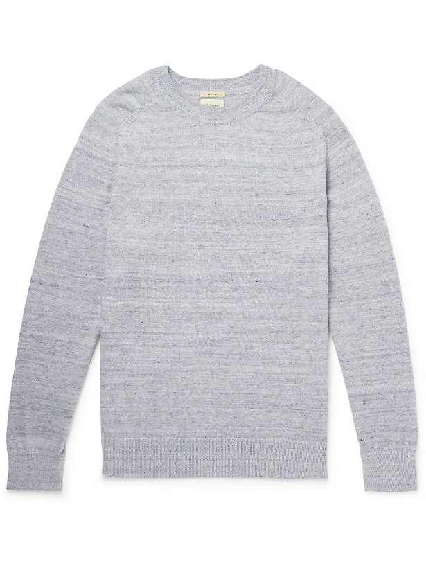 Photo: Bellerose - Nepro Linen And Wool-Blend Sweater - Gray