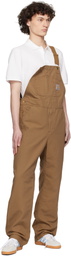 Carhartt Work In Progress Brown Bib Overalls