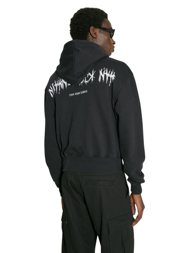 Photo: Han Kjøbenhavn Upside Down Cropped Hooded Sweatshirt