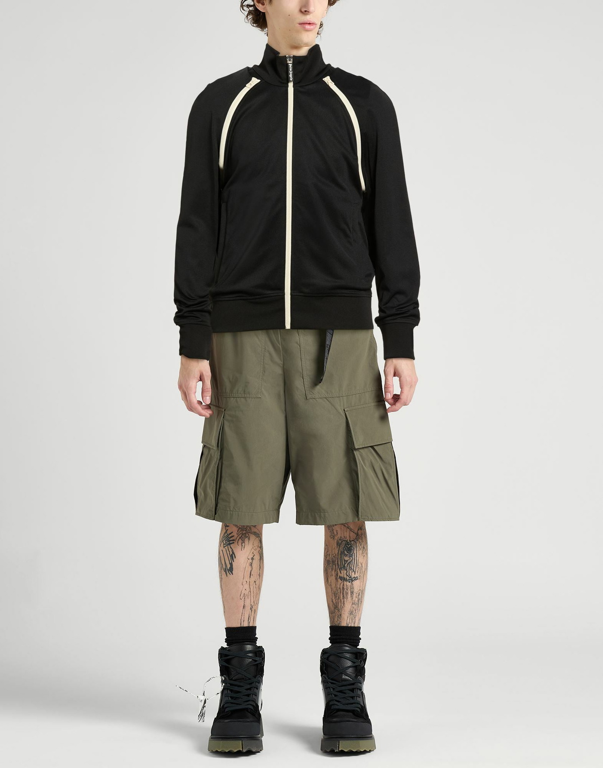 Palm Angels Mens Sweatshirt in Black