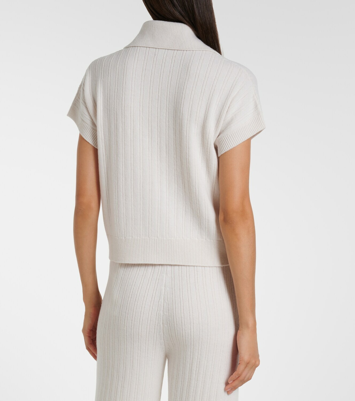 Eleventy Wool and cashmere polo shirt
