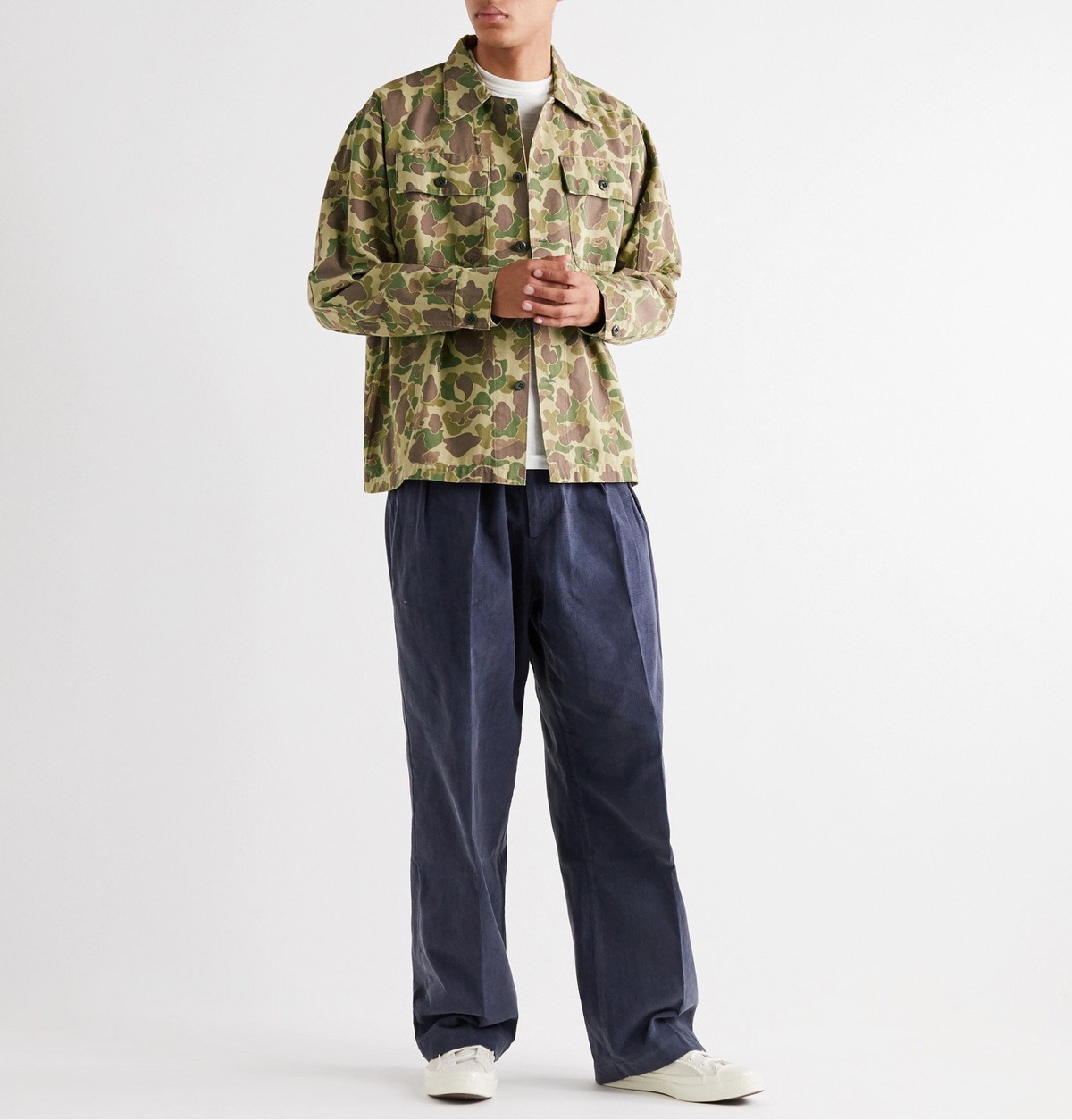 Chimala - Camouflage-Print Cotton-Duck Shirt Jacket - Green Chimala