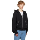 Dries Van Noten Black Zip Hoodie