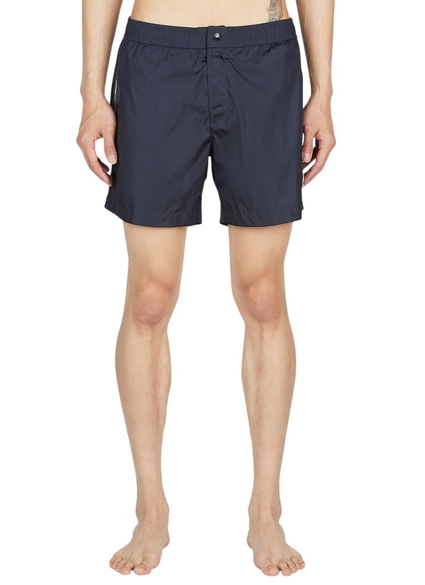 Photo: Moncler Striped Swim Shorts