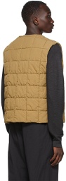 Lemaire Tan Quilted Vest