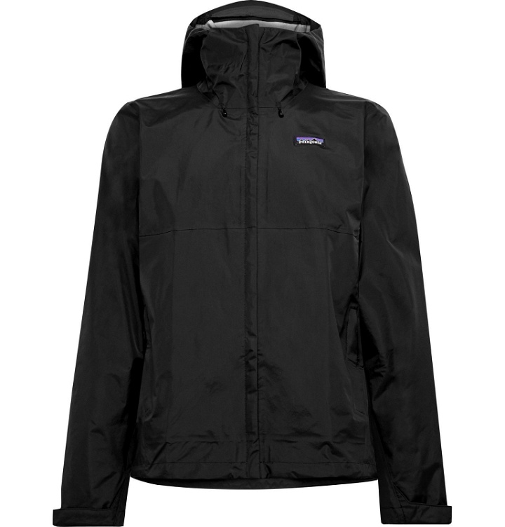 Photo: Patagonia - Torrentshell 3L Waterproof Recycled H2No Performance Standard Ripstop Hooded Jacket - Black