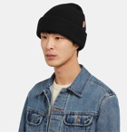 Acne Studios - Krachel Ribbed Wool-Blend Beanie - Black