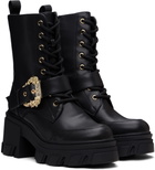 Versace Jeans Couture Black Sophie Ankle Boots