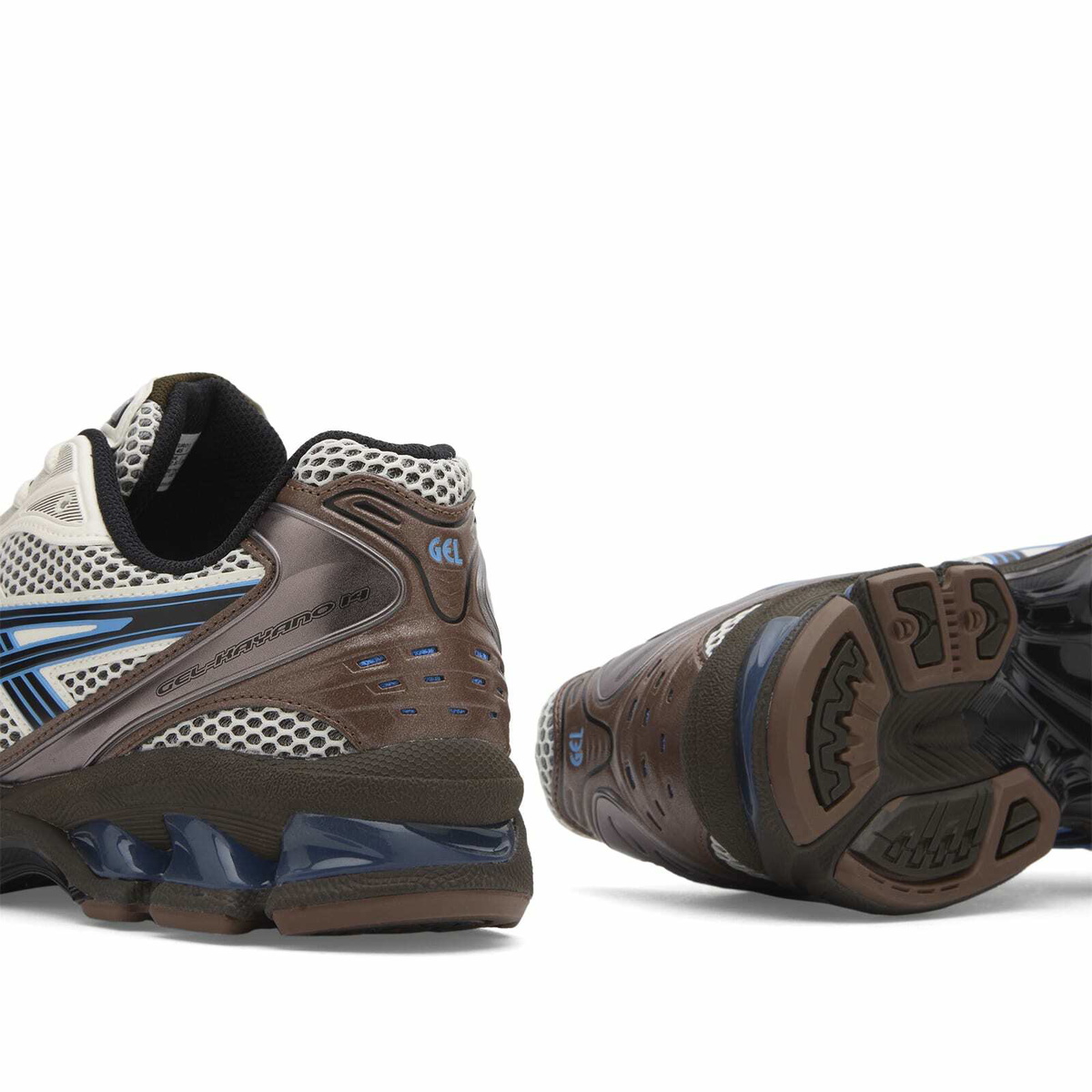 Asics Gel-Kayano 14 Sneakers in Cream/Blue Coast