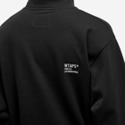 WTAPS Men's 05 Quarter Zip Sweatshirt in Black