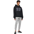 Rhude Black Fluer Market Hoodie