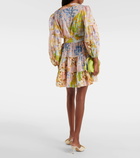 Zimmermann Pop floral cotton wrap dress