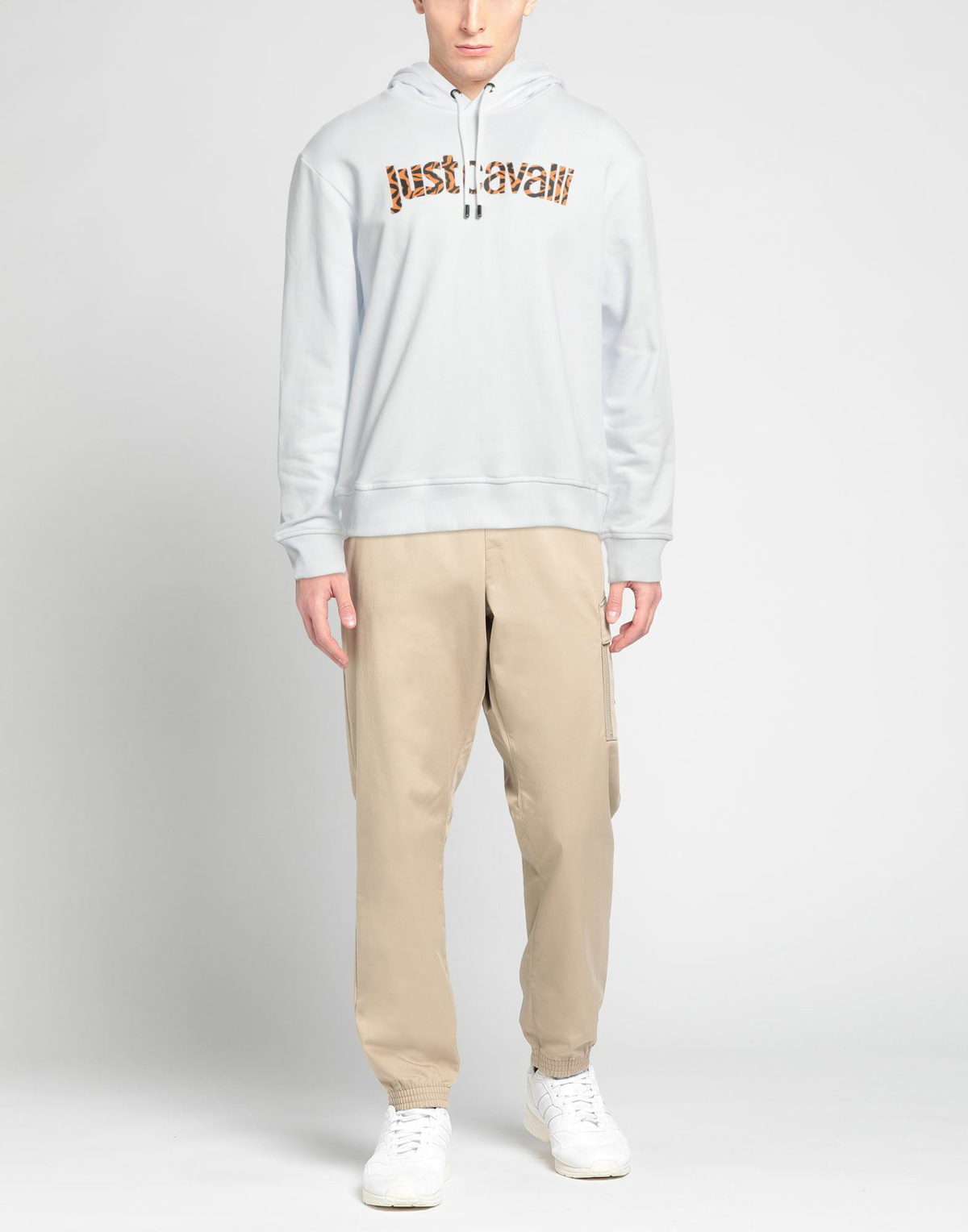 Just Cavalli Mens Sweatshirt in White