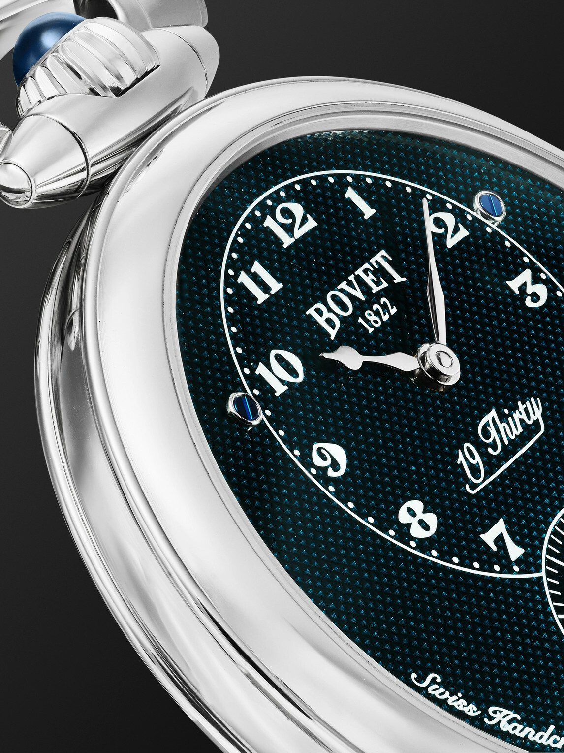 Bovet - 19Thirty Limited Edition Hand-Wound 42mm Stainless Steel and Leather Watch, Ref. No. NTS0108
