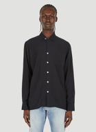 Abstract Motif Long Sleeve Shirt in Black