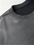 AMIRI - TGCW Embroidered Appliquéd Cotton-Jersey Sweatshirt - Black