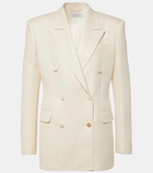 Gabriela Hearst Gavin double-breasted silk and wool blazer