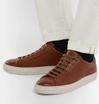 Hugo Boss - Mirage Full-Grain Leather Sneakers - Men - Brown