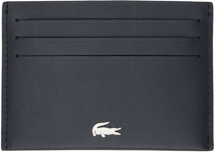 Photo: Lacoste Navy Fitzgerald Card Holder