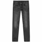 RRL Men's Slim Narrow Jean in Iron Ore Wash