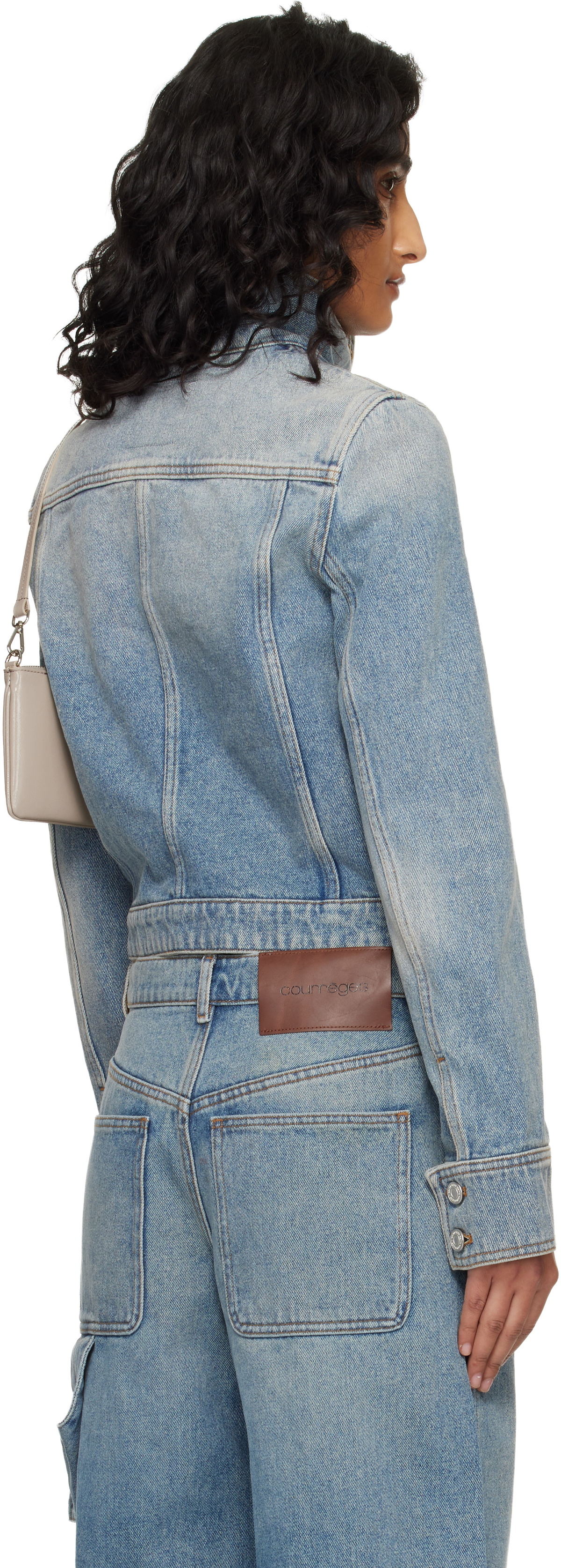 Courrèges Blue Reedition Denim Jacket