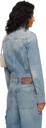 Courrèges Blue Reedition Denim Jacket
