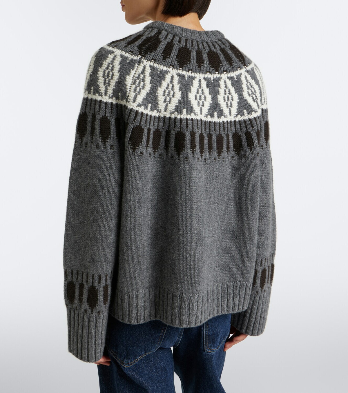 Arch4 Fair Isle cashmere cardigan