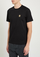 Belstaff Logo-appliquéd Cotton T-shirt Black