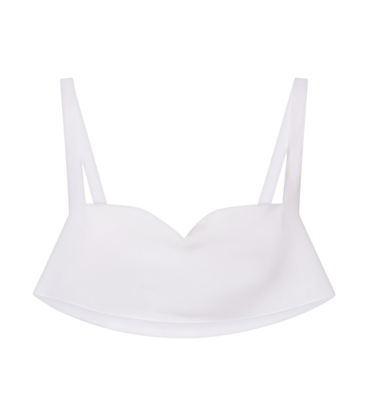 Photo: Prada Silk crêpe de chine bra top