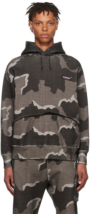 Photo: Undercover Gray Eastpak Edition Cotton Hoodie