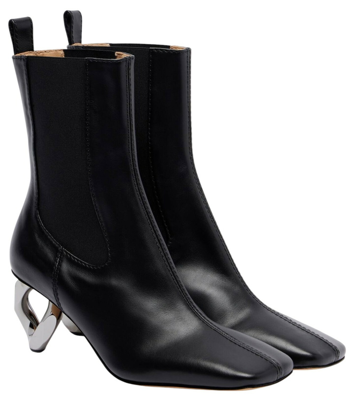Photo: JW Anderson Chain leather ankle boots