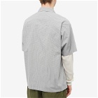 Flagstuff Men's Layerd Check Shirt in Grey