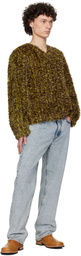 Séfr Brown & Yellow Agustin Sweater