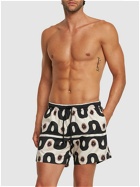 COMMAS Jungle Wave Printed Nylon Swim Shorts