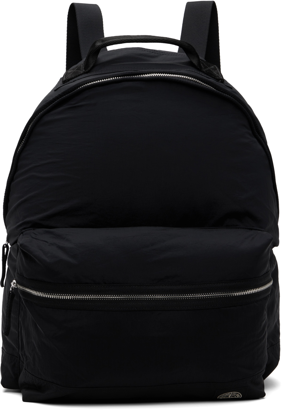 Stone Island Black 9200908 ECONYL Nylon Metal Bag Stone Island