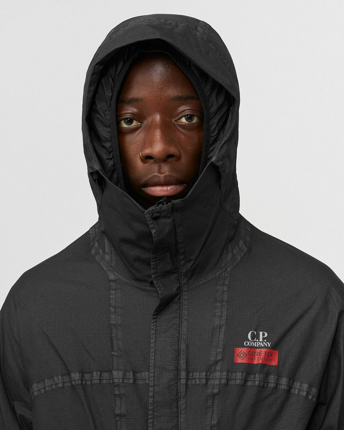 C.P. Company Gore G Type Hooded Jacket Black Down & Puffer