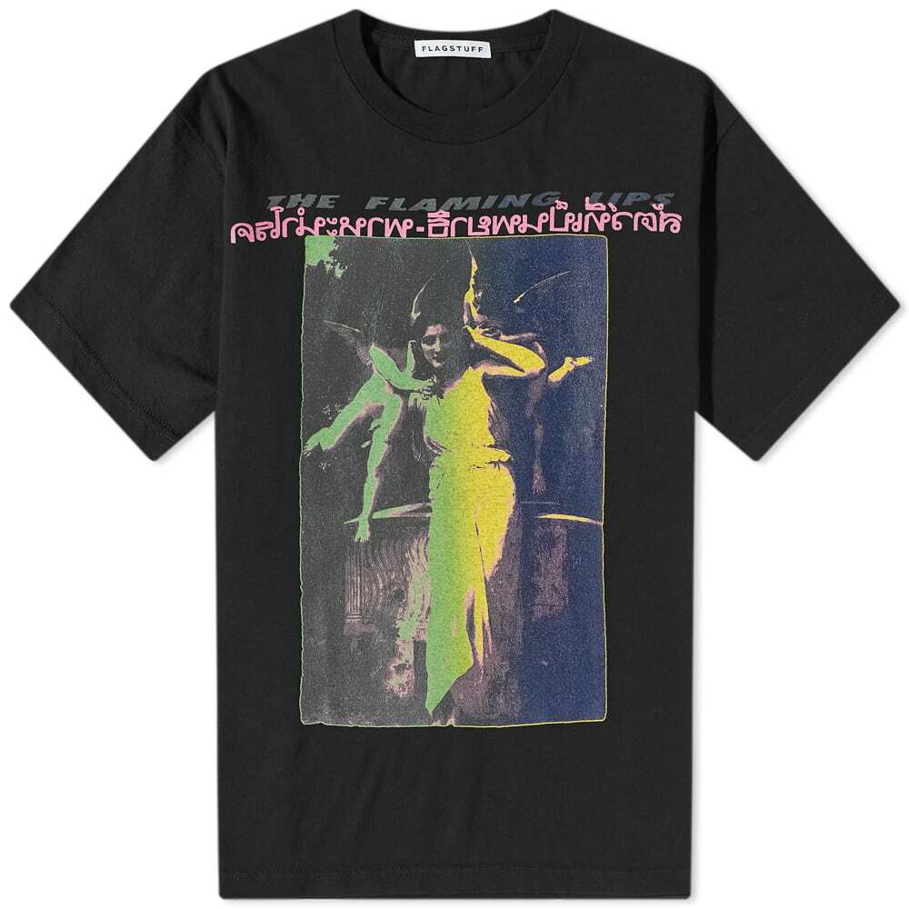 Flagstuff x Flaming Lips Angel T-Shirt in Black Flagstuff