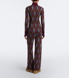 Perfect Moment Argyle wool bodysuit