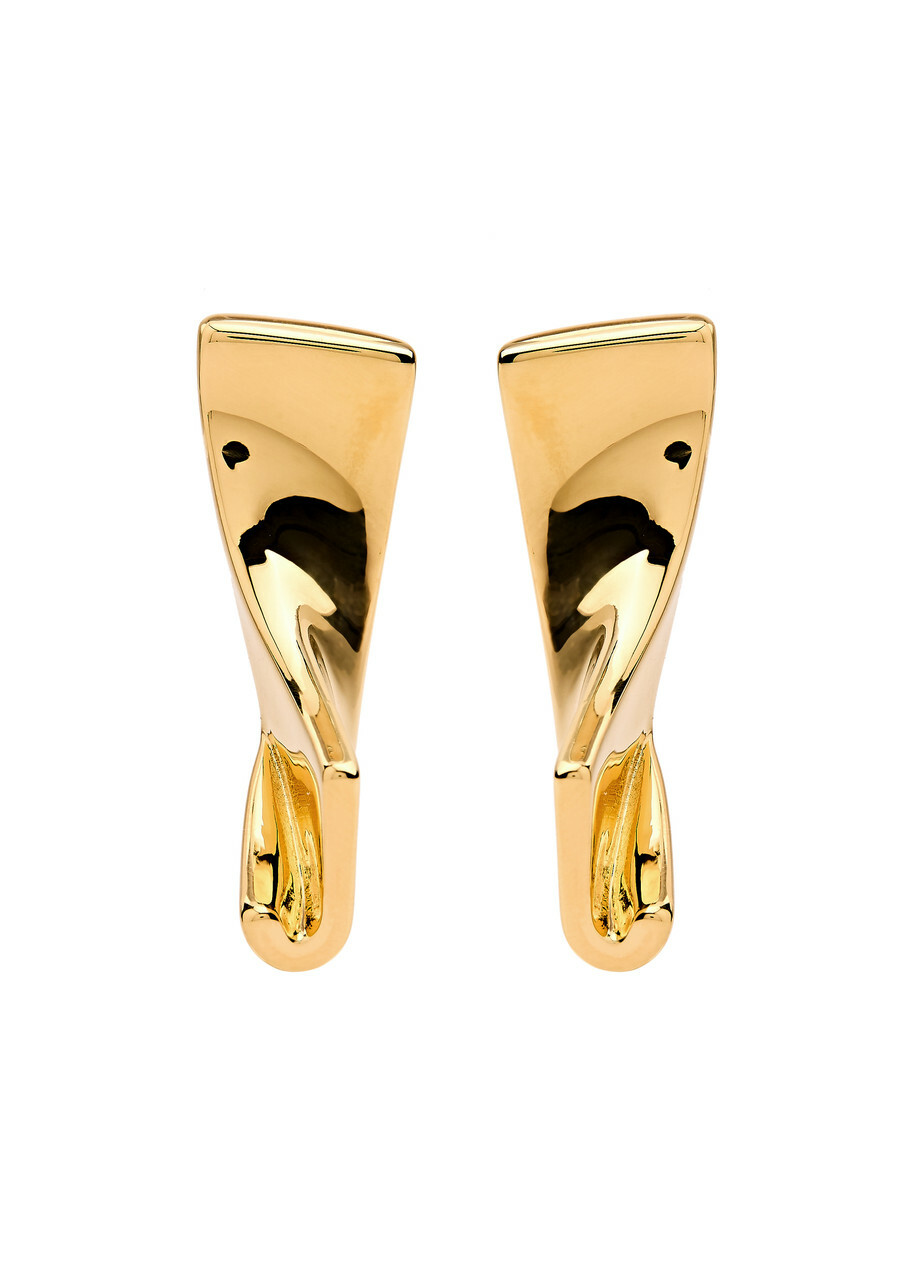 Jacquemus Les Boucles J Sculpted Earrings - Gold - One Size