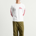 Team Ikuzawa Men's Logo Longsleeve T-Shirt in White