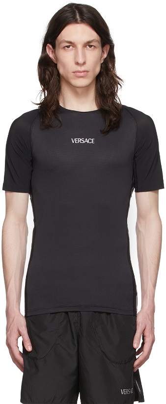 Photo: Versace Underwear Black Greca T-Shirt