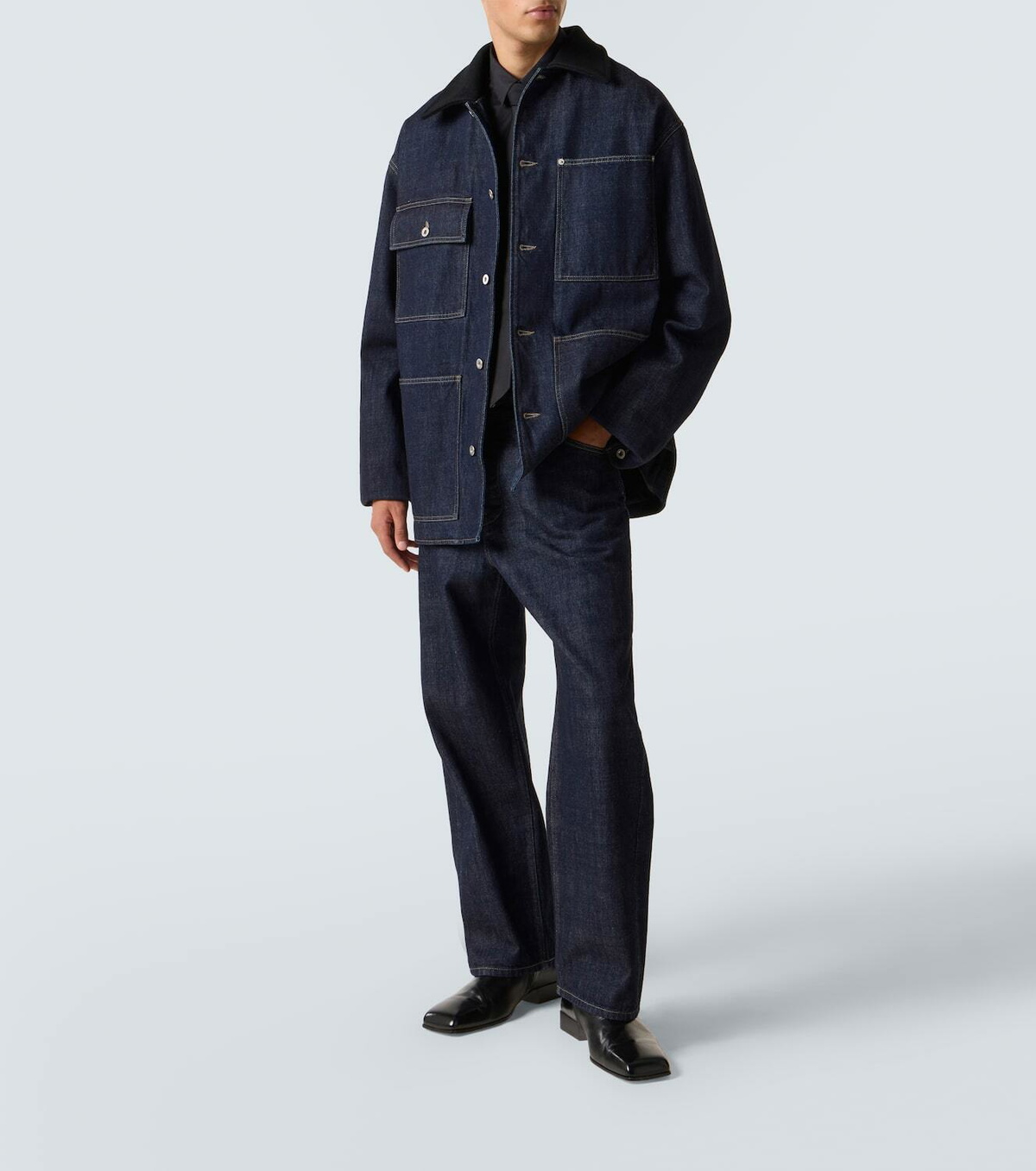 Jil Sander Oversized denim jacket