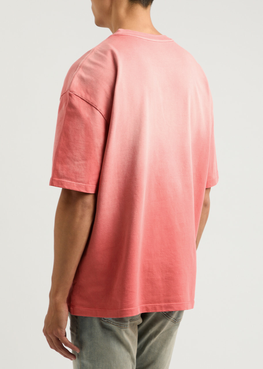 Amiri Logo-appliquéd Faded Cotton T-shirt Red Amiri