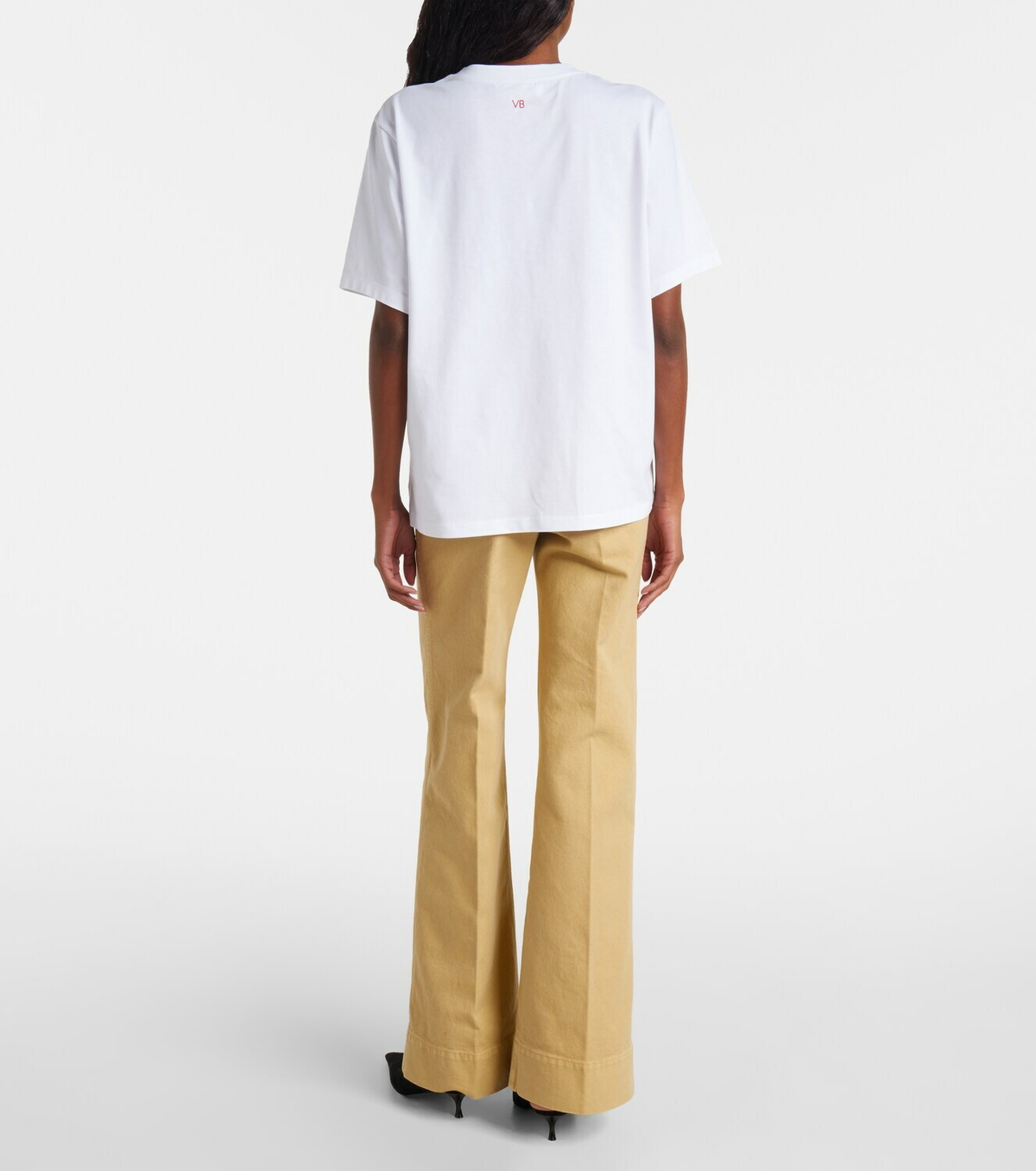 Victoria Beckham Slogan cotton jersey T-shirt