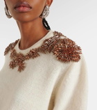 Costarellos Crystal-embellished sweater